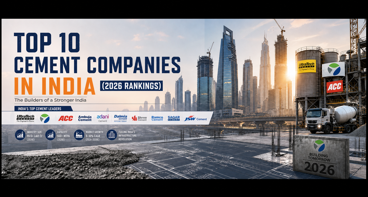 Top 10 cement Companies in India
